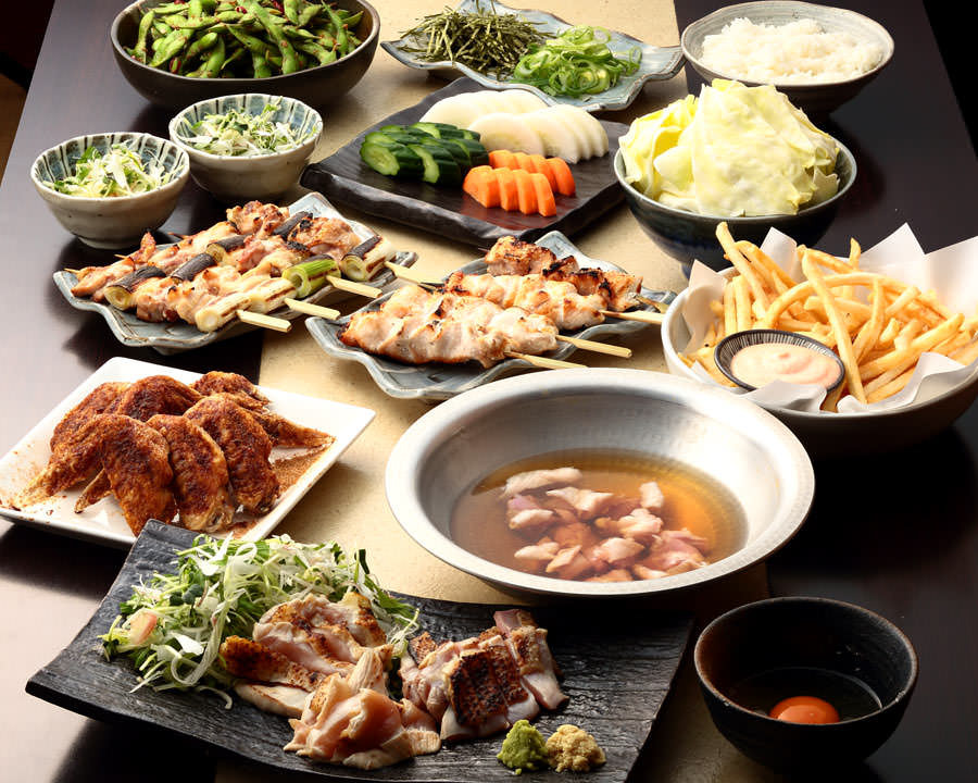 とりいちず酒場 渋谷店の鶏料理を満喫できる〈食べ放題×飲み放題コース〉